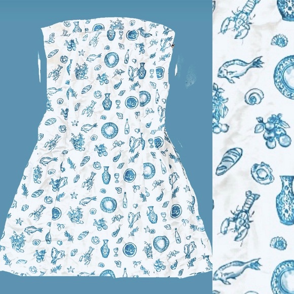 Jessica Simpson Dresses & Skirts - Jessica Simpson Coastal Vibes Beach Cruise mini Dress size Large L NWT straps